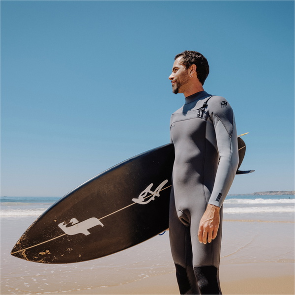 2026 O'Neill Mens Epic 5/4mm Chest Zip Wetsuit 5648 - Tempered Steel / Smoke / Graphite